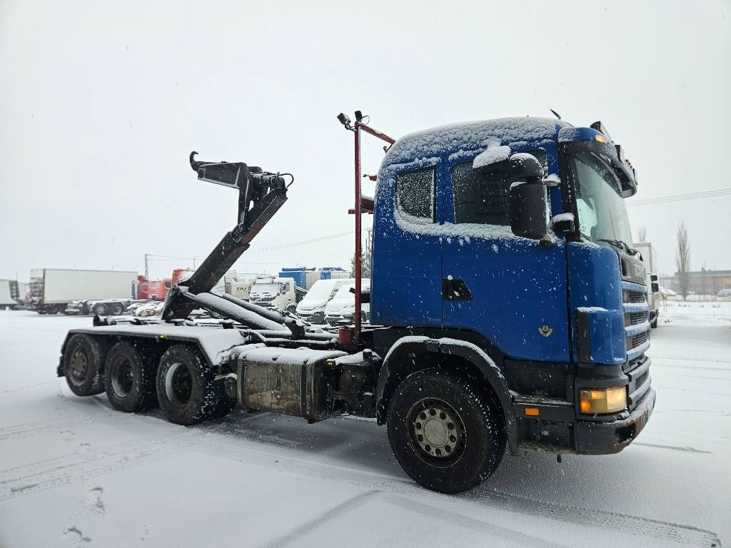 Hook lift truck Scania R164 6m taittokoukku