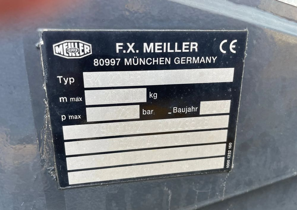 Hook lift truck Scania R410 Hakowiec MEILLER RK20 65