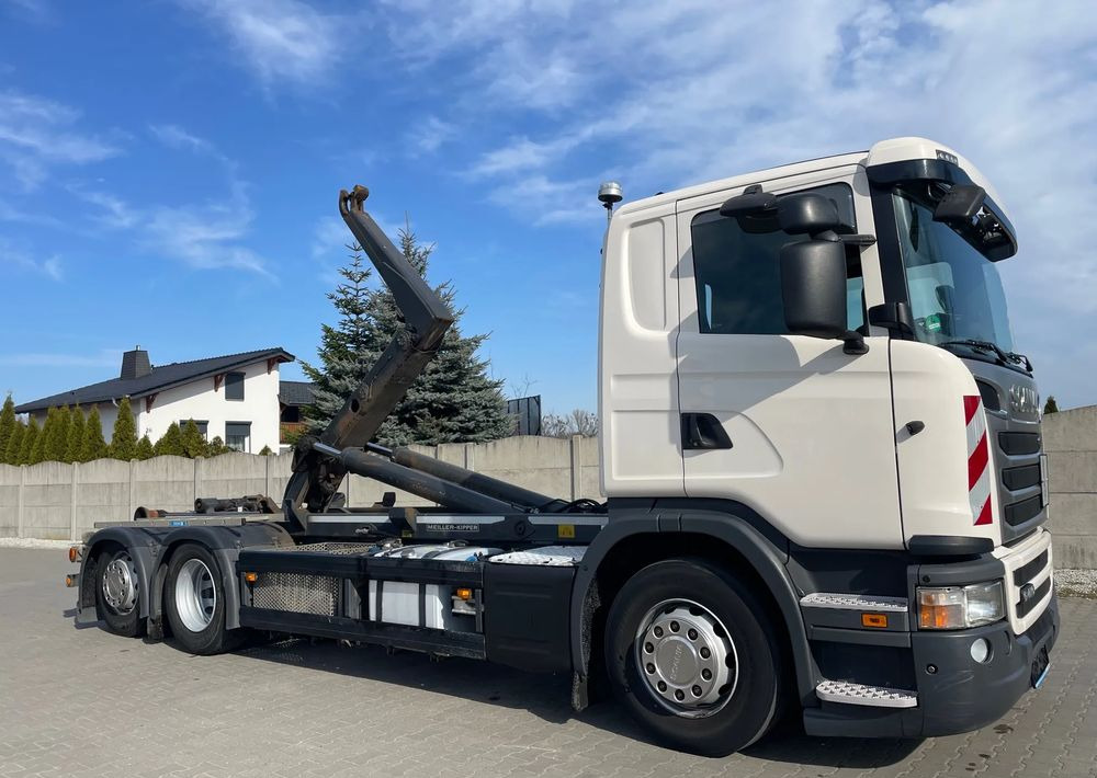 Hook lift truck Scania R410 Hakowiec MEILLER RK20 65