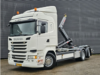 Hook lift truck Scania R450 6x2*4 / EURO 6 / HOOKLIFT / ABROLKIPPER