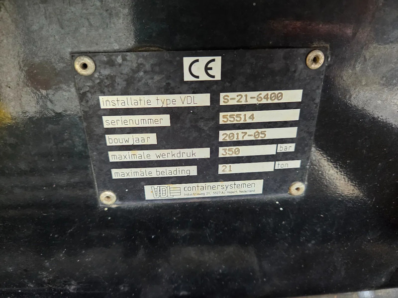 Hook lift truck Scania R450 6x2*4 VDL hooklift