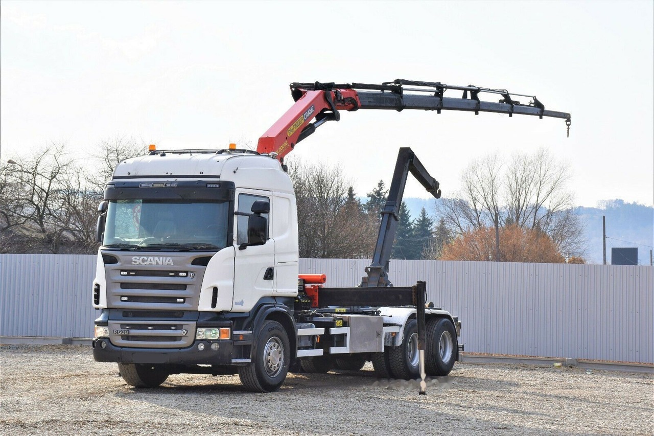 Hook lift truck Scania R500