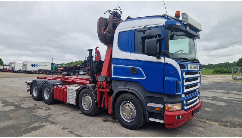 Hook lift truck Scania R500 8X4 Epsilon E250Z95