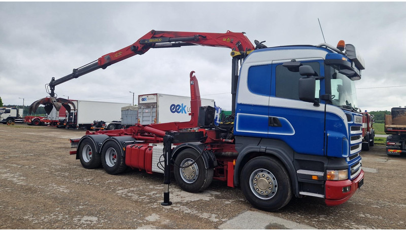 Hook lift truck Scania R500 8X4 Epsilon E250Z95