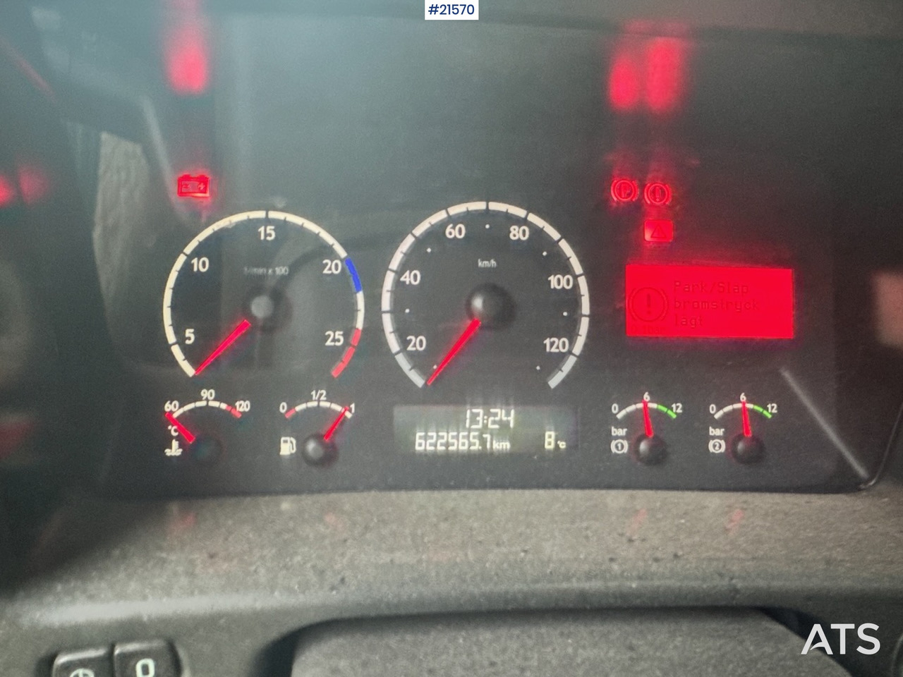 Hook lift truck Scania R500 Krokbil m/ Kasse