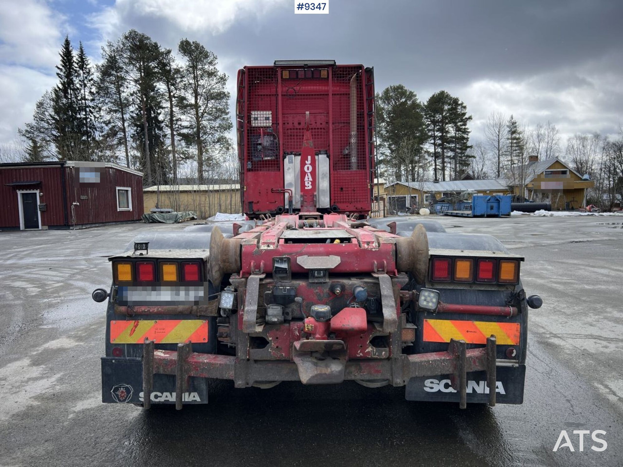 Hook lift truck Scania R500 Tridem Hooklift (VIDEO)