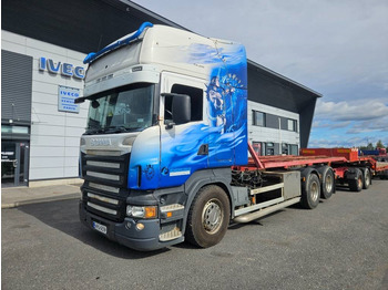 Hook lift truck Scania R580 6x2 