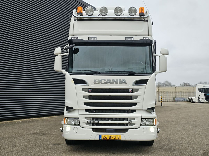 Hook lift truck Scania R580 / V8 / 6x2 / HOOKLIFT / RETARDER / LIFT-STEERING AXLE