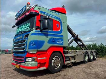 Hook lift truck Scania R580 V8 hoglift. Air / Air suspension.