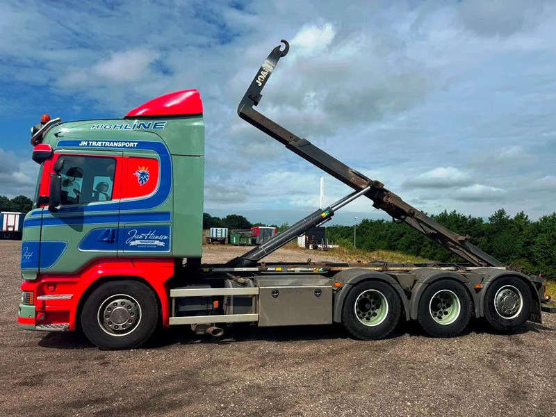Hook lift truck Scania R580 V8 hoglift. Air / Air suspension.