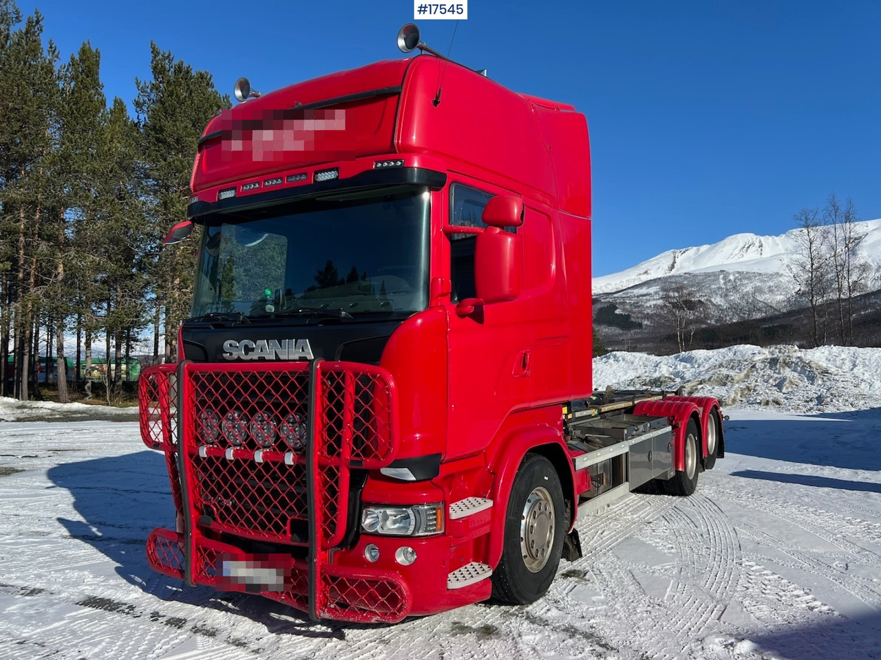 Hook lift truck Scania R730