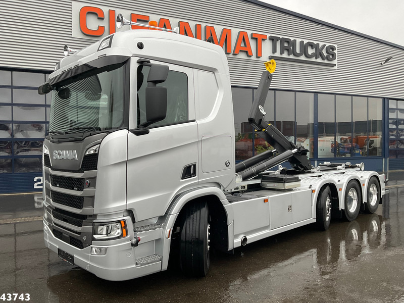 Hook lift truck Scania R770 V8 8x2 Euro 6 Retarder Hyvalift 26 Ton NEW AND UNUSED!