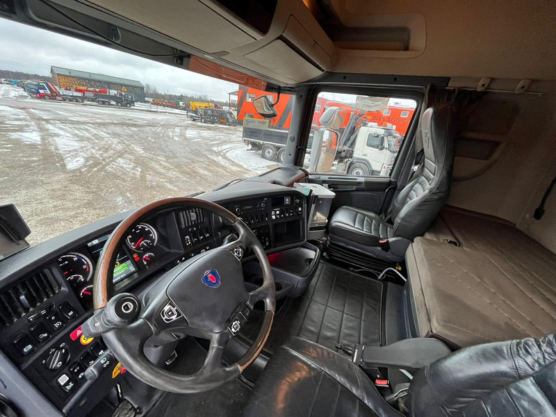 Hook lift truck Scania R 620 8x4*4 JOAB L24 / THREE PEDAL / SNOW PLOW EQUIPMENT