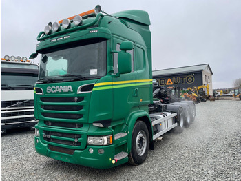Hook lift truck Scania R 730 V8 / XR 26 TON / L=5900 mm / EURO 6 / NAPAPERÄ / TULOSSA