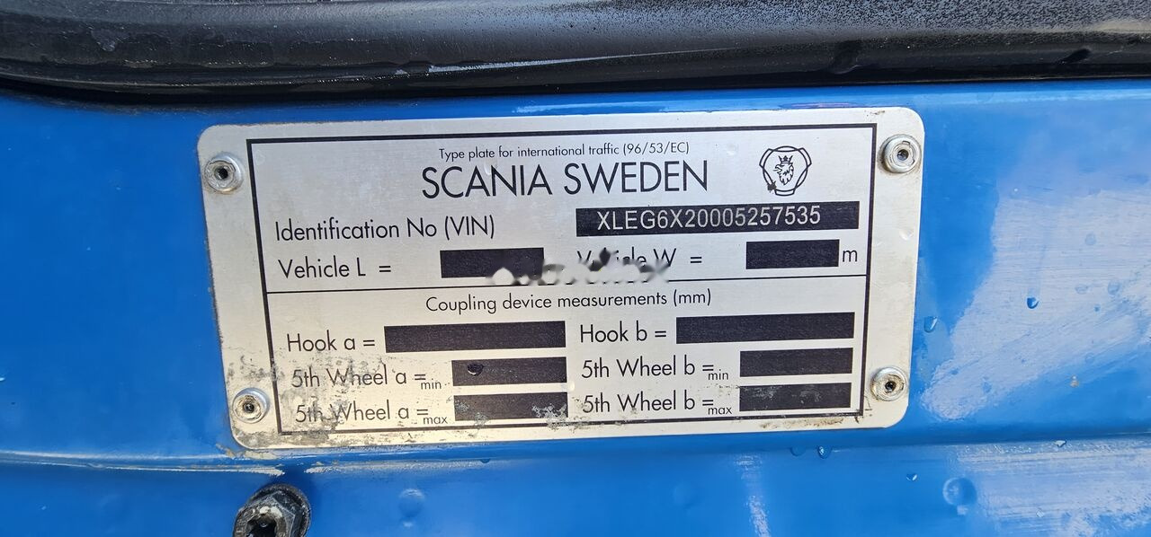 Hook lift truck Scania SCANIA G440