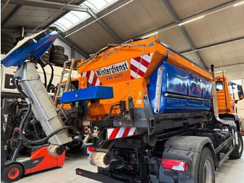 Hook lift truck  Schmidt Salzstreuer S50-36 Winterdienst Abroller