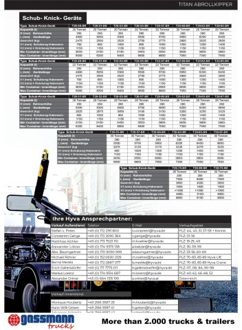 Hook lift truck T20-57-S Abrollanlage