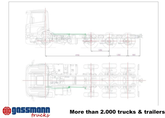 Hook lift truck Titan 22-60-S Abrollanlage