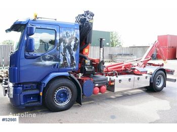 Hook lift truck VOLVO FE320 Hook Truck with Crane and Hook