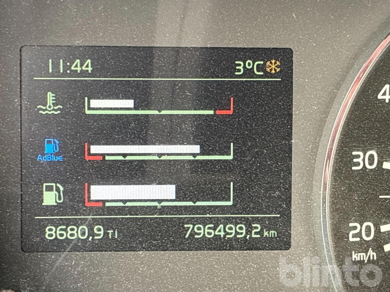 Hook lift truck VOLVO FH16 750