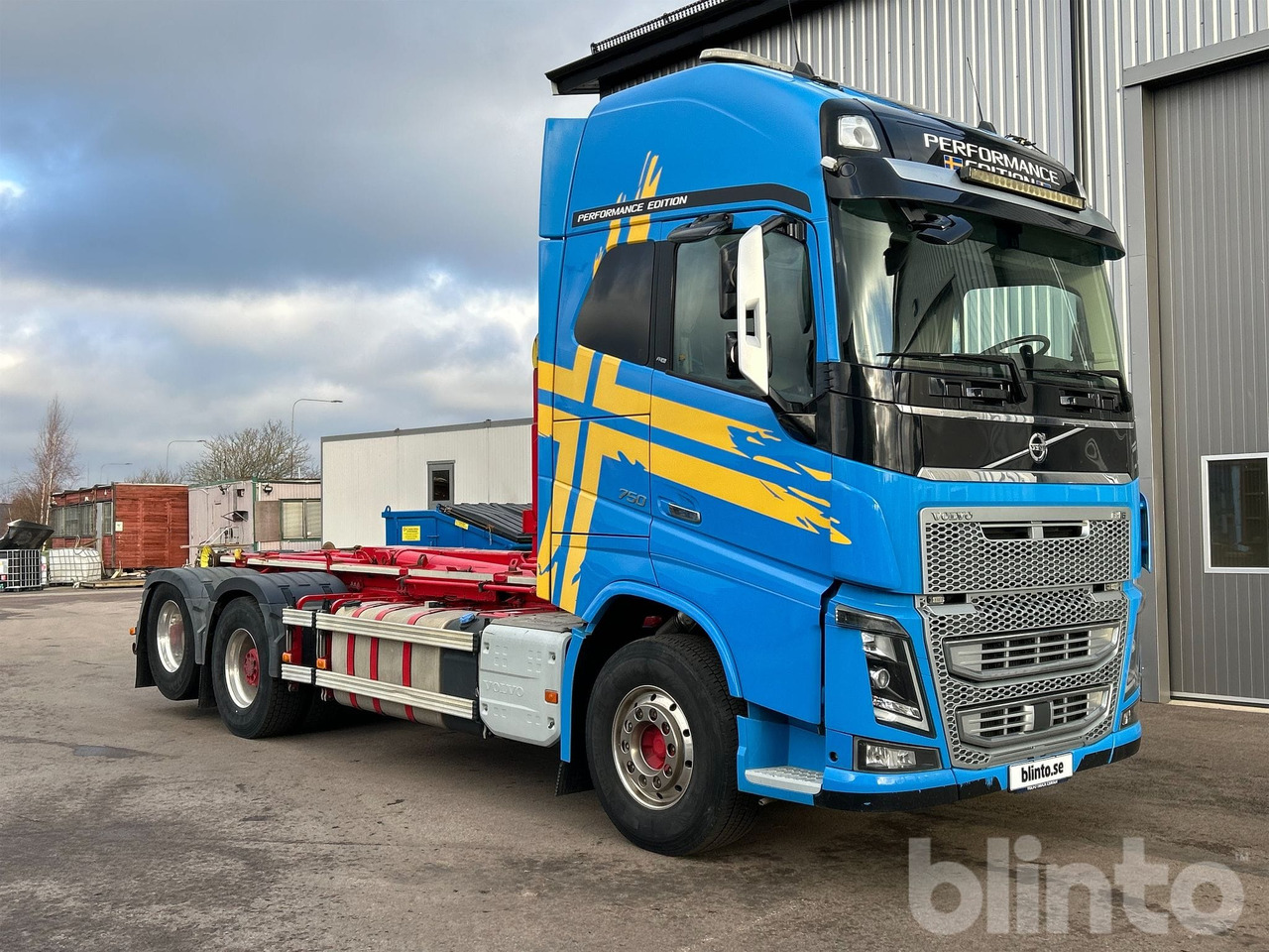 Hook lift truck VOLVO FH16 750 Performance edition