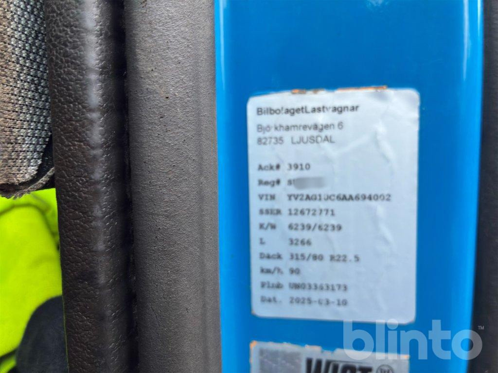 Hook lift truck VOLVO FH 420 6*2