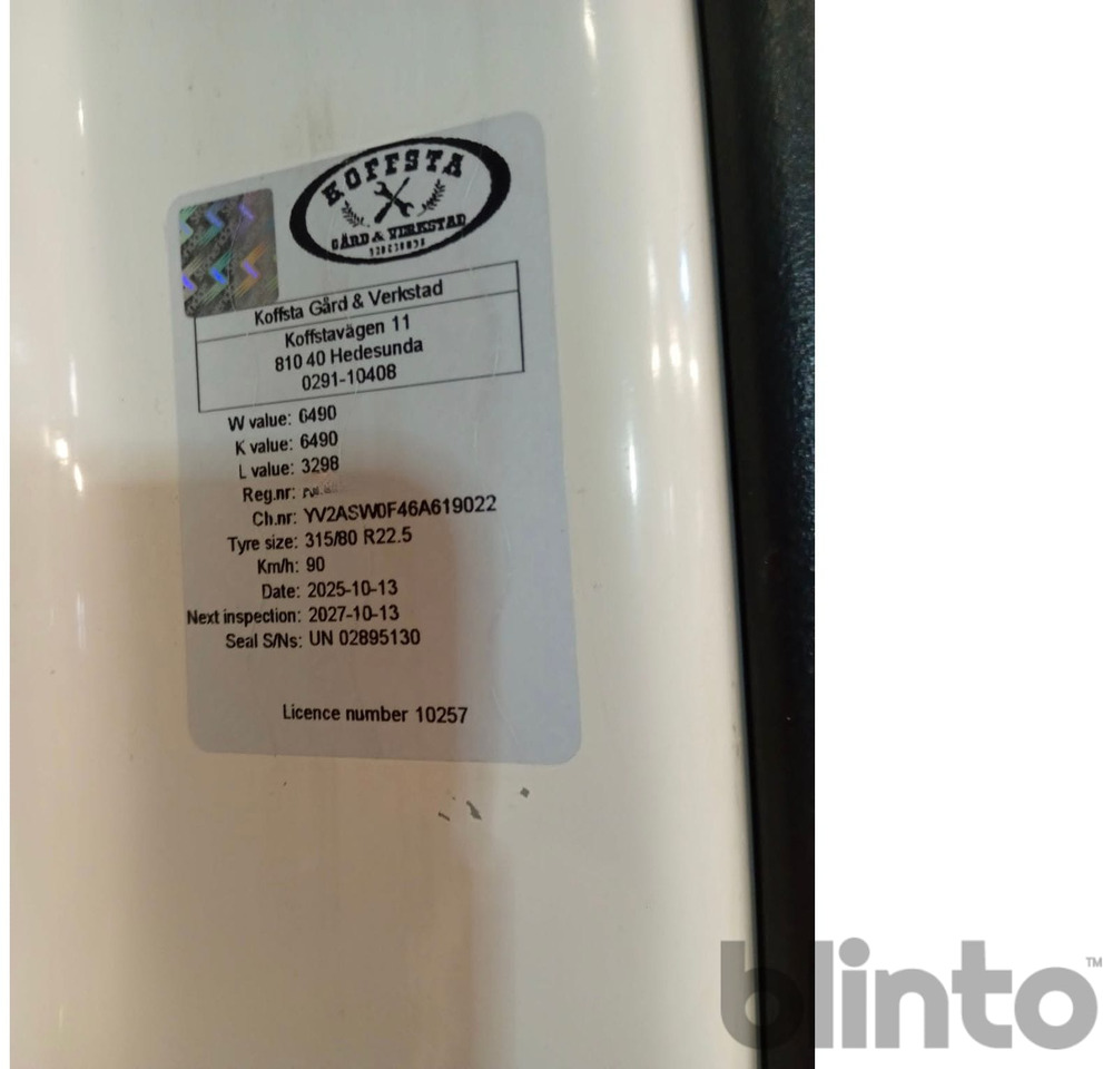 Hook lift truck VOLVO FH 480 8*2