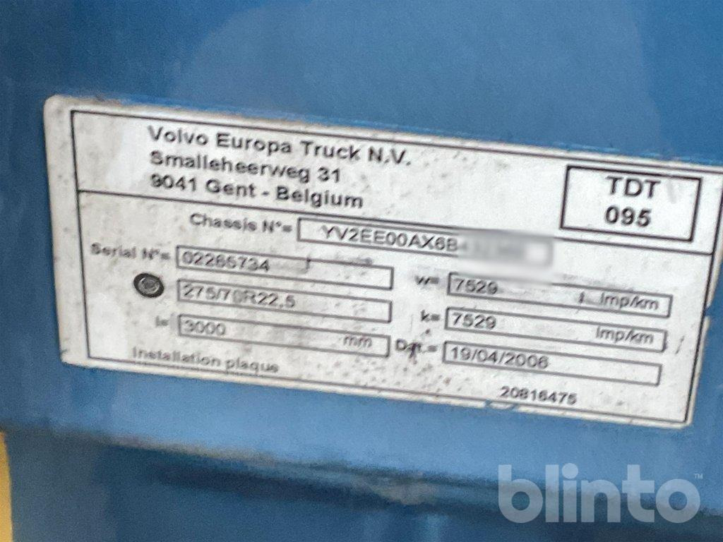 Hook lift truck VOLVO FL6 E