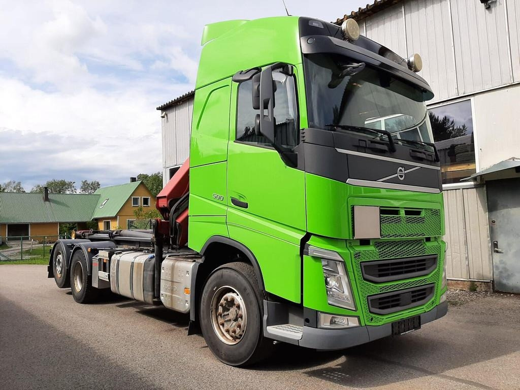 Hook lift truck Volvo FH500 6X2 PALIFT + HMF 2120 K5