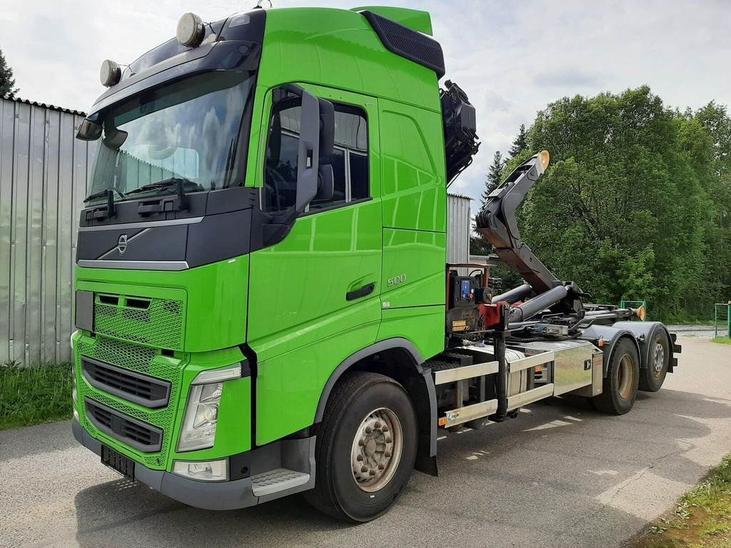 Hook lift truck Volvo FH500 6X2 PALIFT + HMF 2120 K5