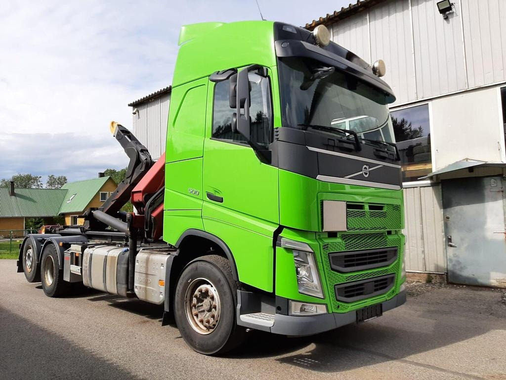 Hook lift truck Volvo FH500 6X2 PALIFT + HMF 2120 K5