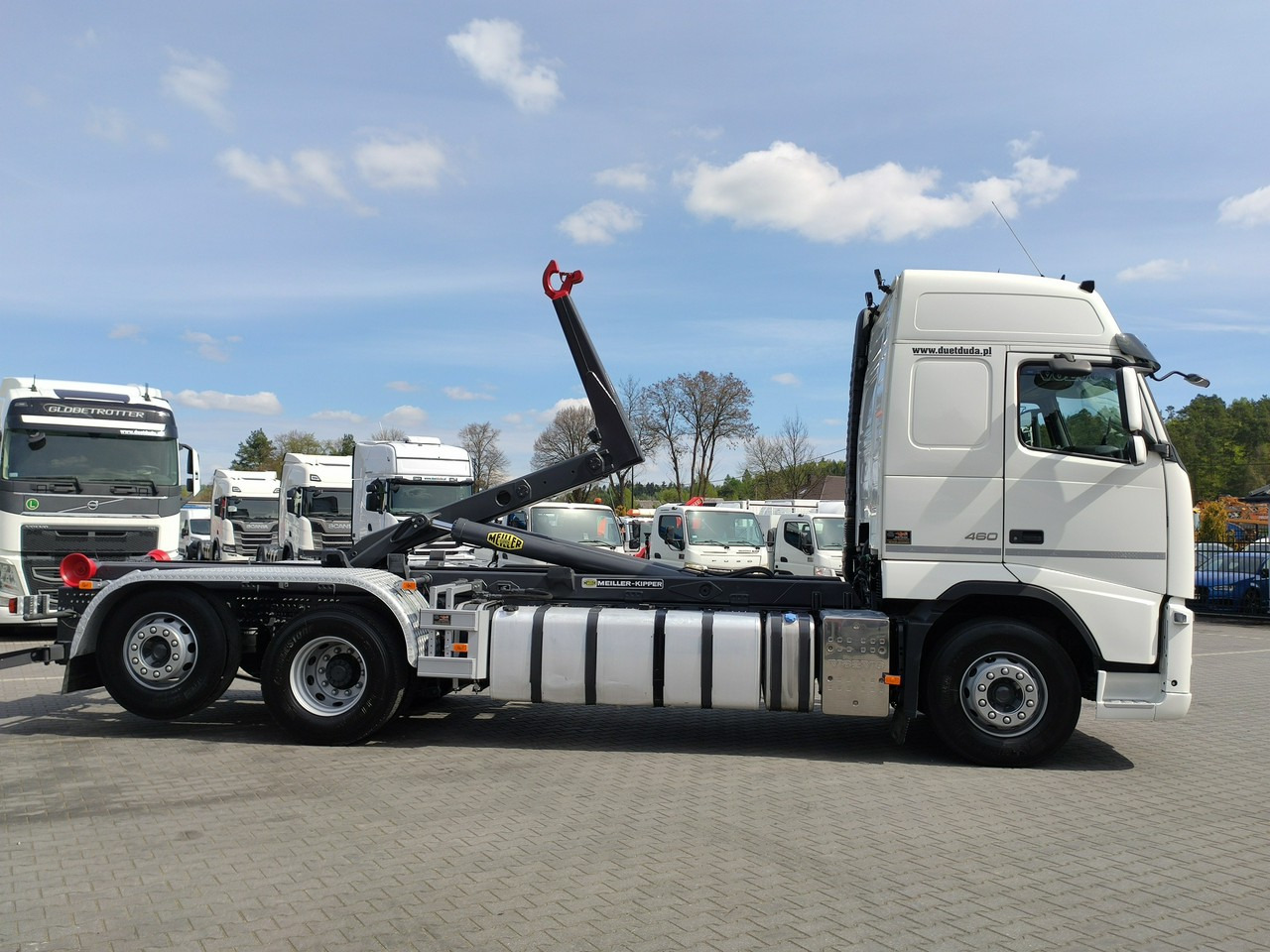 Hook lift truck Volvo FH 460 Globetrotter Hakowiec Kipper Meiller