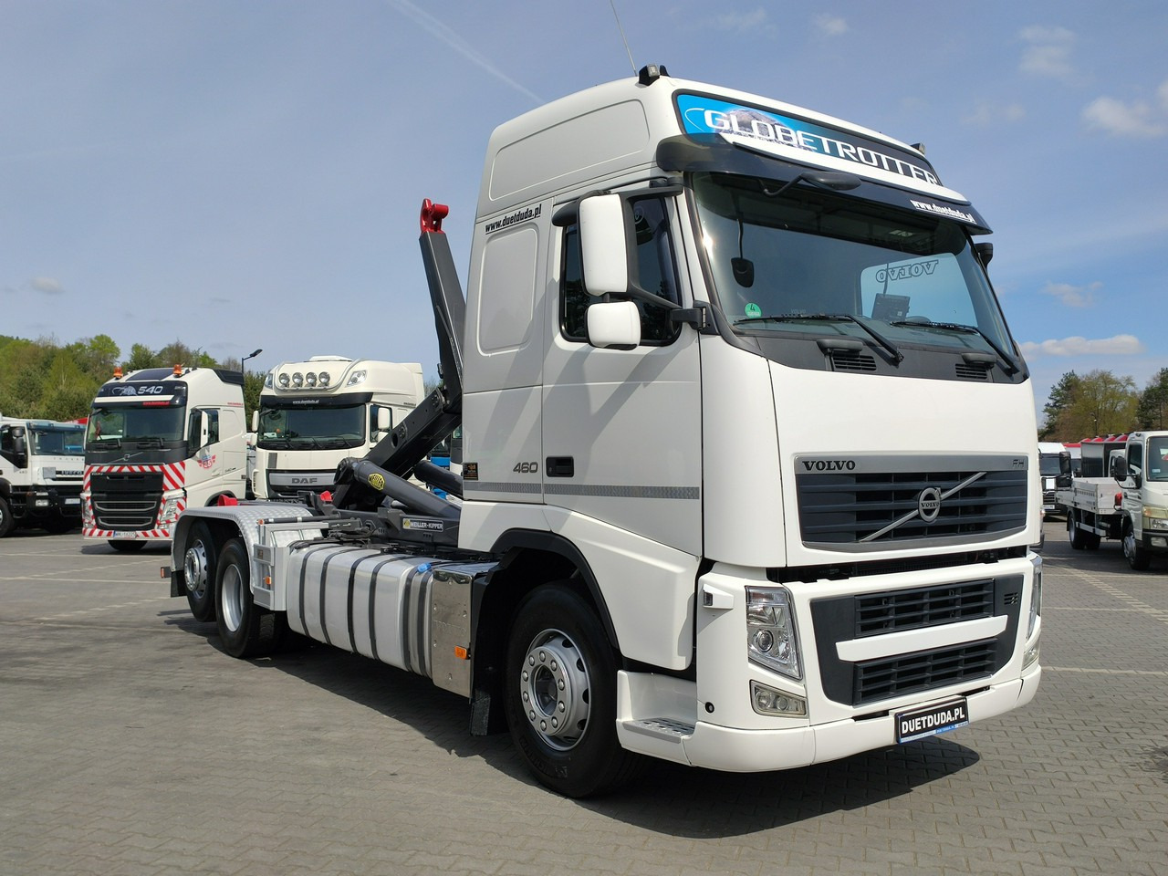 Hook lift truck Volvo FH 460 Globetrotter Hakowiec Kipper Meiller