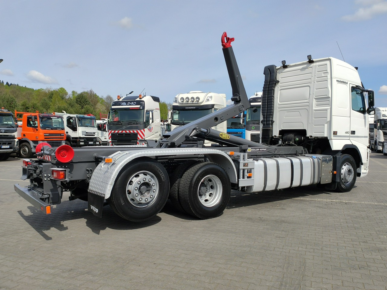 Hook lift truck Volvo FH 460 Globetrotter Hakowiec Kipper Meiller