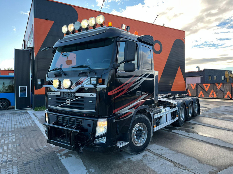 Hook lift truck Volvo FH 500 8x4*4 PALFINGER / L=6640 mm / SNOWPLOW EQUIPMENT