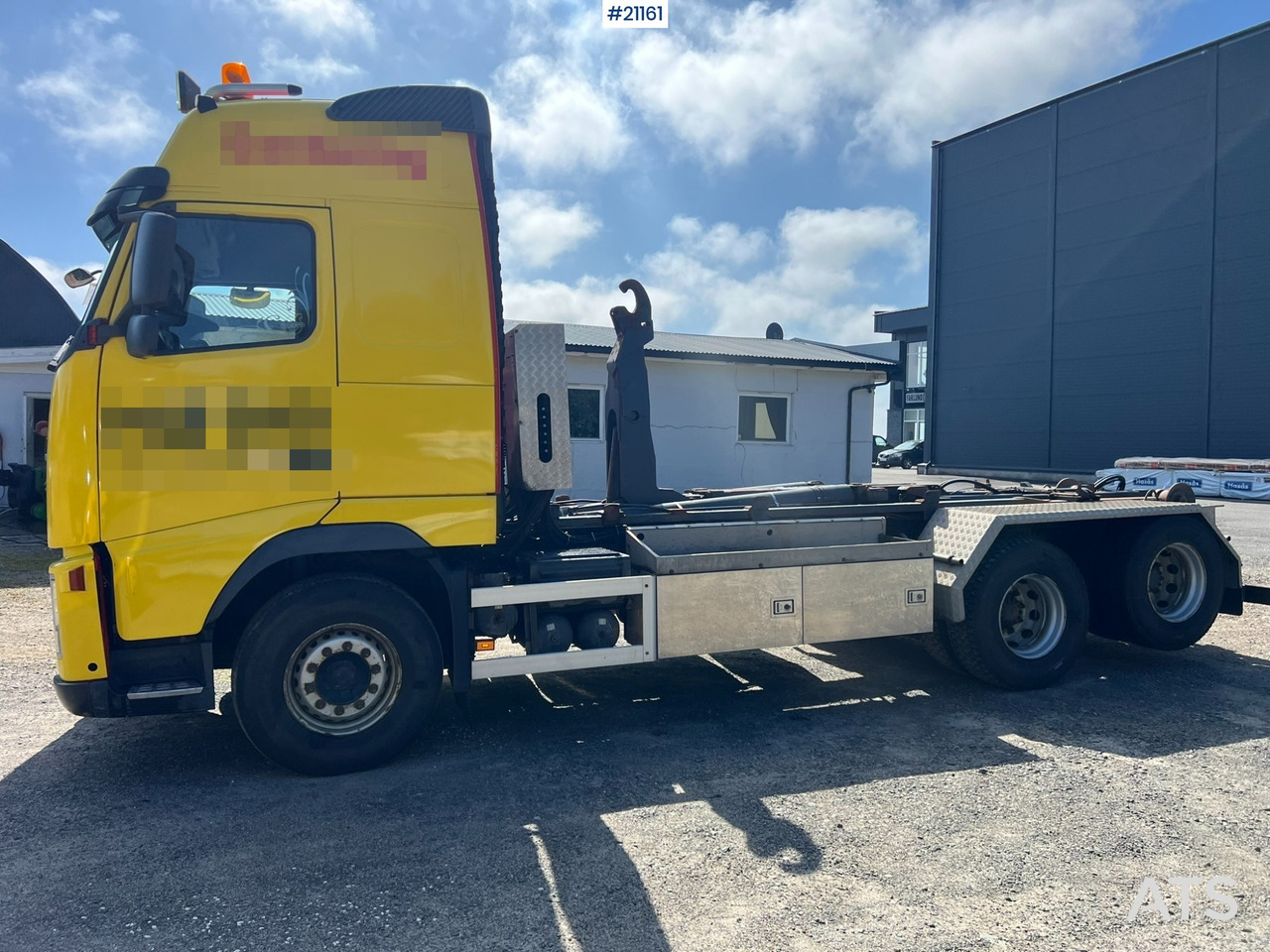Hook lift truck Volvo FH Krokbil m/ knekk SE VIDEO