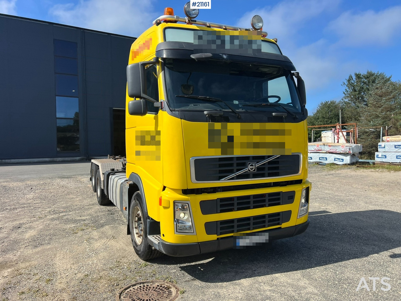 Hook lift truck Volvo FH Krokbil m/ knekk SE VIDEO