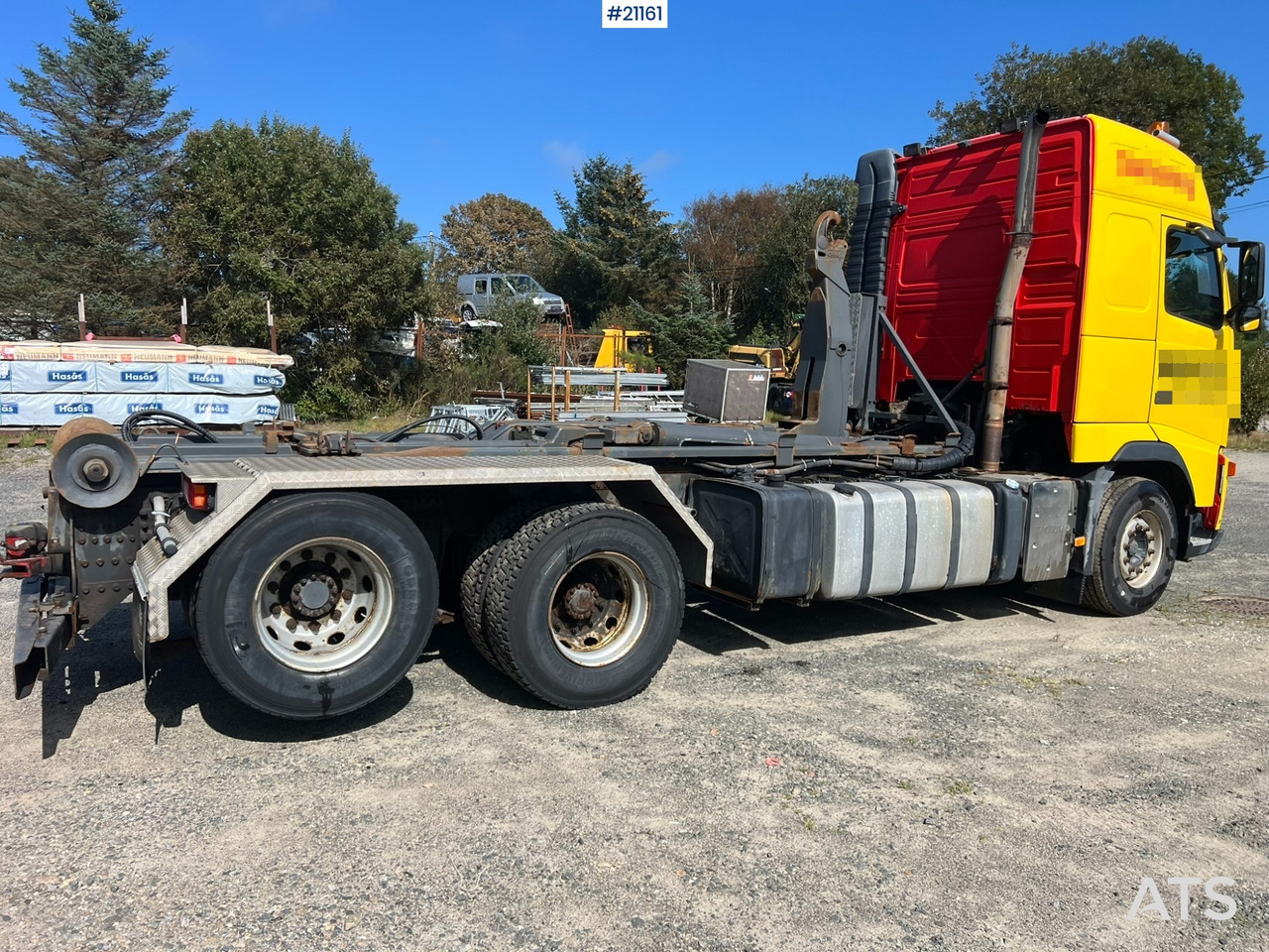 Hook lift truck Volvo FH Krokbil m/ knekk SE VIDEO