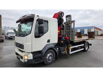 Hook lift truck Volvo FL280 4X2 HMF 1560 + platform