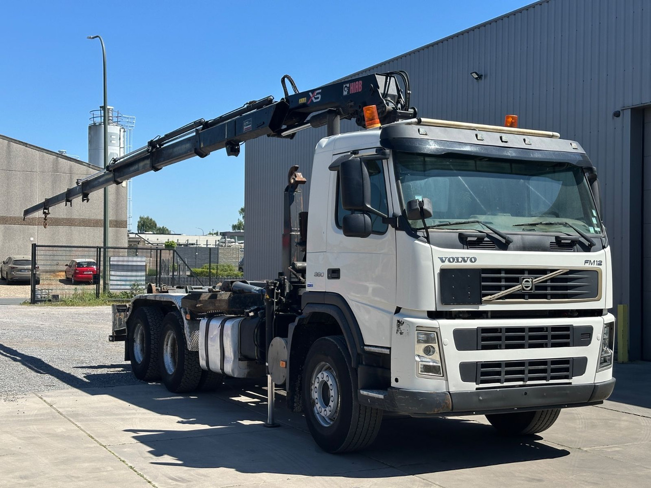Hook lift truck Volvo FM12 380 Hiab 144E-3