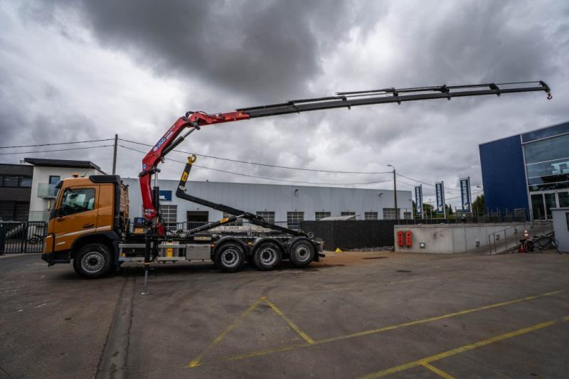 Hook lift truck Volvo FMX 430-8x4+HMF 2820/6xhydr.