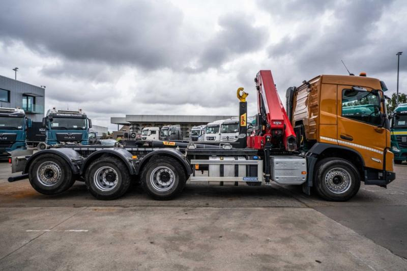 Hook lift truck Volvo FMX 430-8x4+HMF 2820/6xhydr.