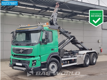 Hook lift truck Volvo FMX 460 6X4 Hiab Multilift XR21T55 VEB+ Steelsuspension Euro 5