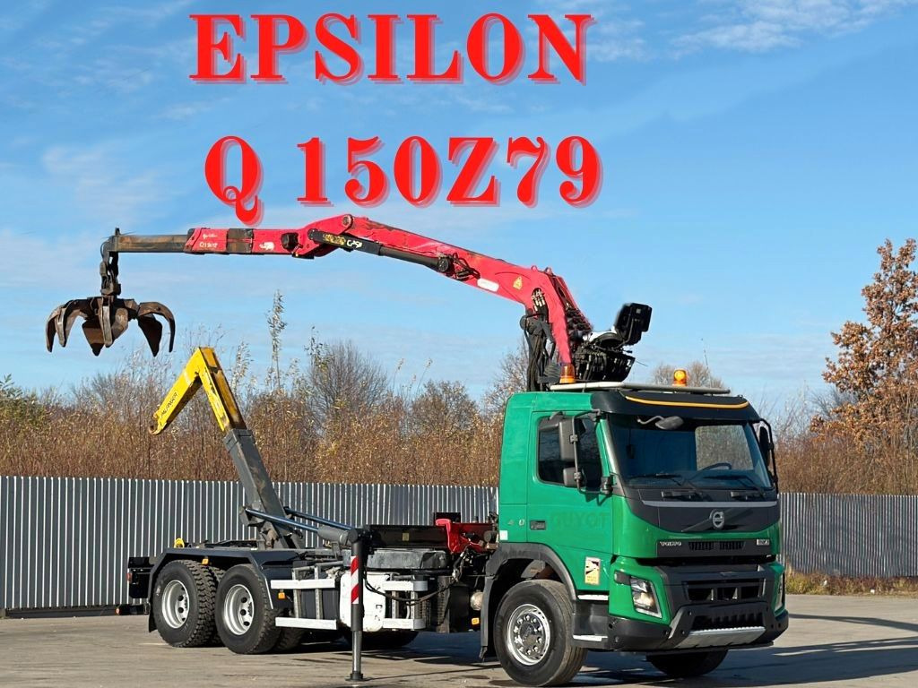 Hook lift truck Volvo FMX 460 * Abrollkipper + EPSILON 150Z79 * 6x4