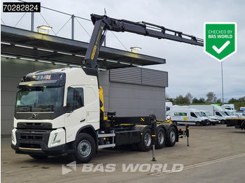 Hook lift truck Volvo FMX 500 8X4 NEW! Palfinger PK33002 Crane + HT22TEC Hooklift Lift-Steering Axle