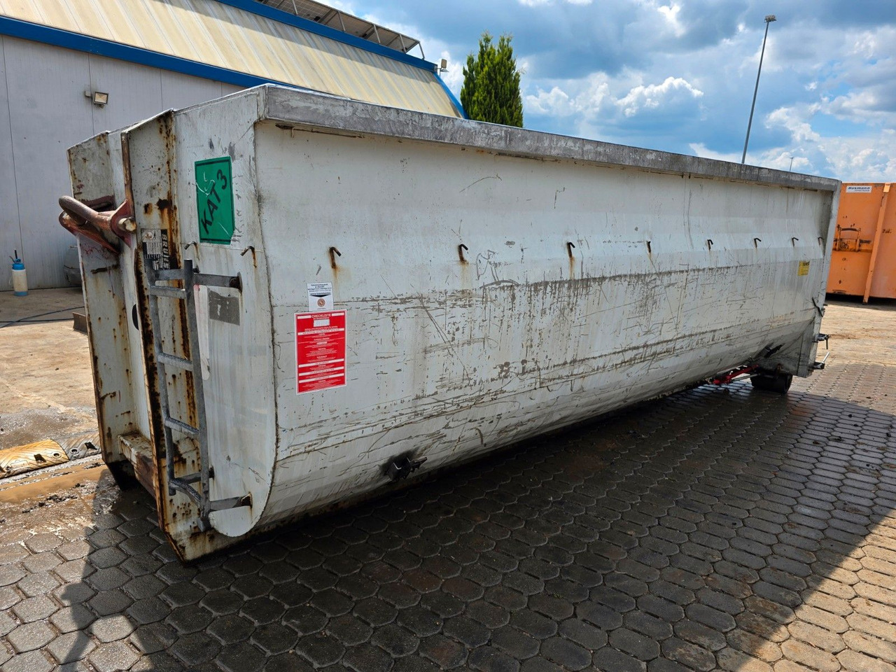 Hook lift truck abrollcontainer edelstahlcontainer Container