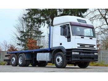 Dropside/ Flatbed truck IVECO 240E42 420PS - 6x2 - flatbed - 1997: picture 1