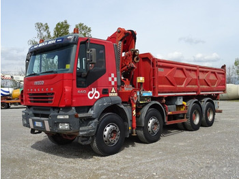 IVECO A410T - Dropside/ Flatbed truck, Crane truck: picture 1