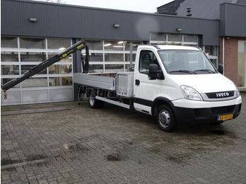 Dropside/ Flatbed truck, Crane truck IVECO DAILY 50 C 14 Darus: picture 1