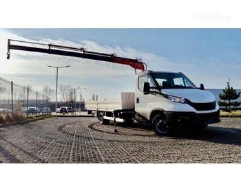 Dropside/ Flatbed truck, Crane truck IVECO DAILY 50 C 18 Darus: picture 1